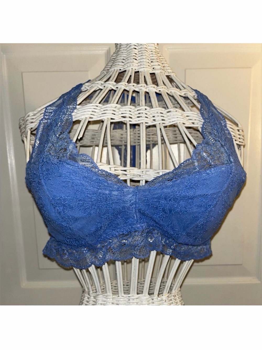 NWOT Gilligan & O'Malley Periwinkle Lace Wireless Bralette